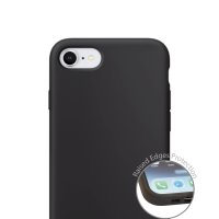 Liquid Silicone Case Cupertino f&uuml;r Apple iPhone SE (2.Gen./3.Gen.) / 8 / 7 black
