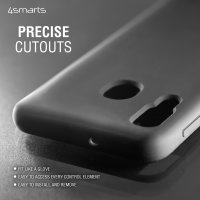 Liquid Silicone Case Cupertino für Apple iPhone SE3 / SE2 / 8 / 7 black