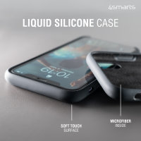 Liquid Silicone Case Cupertino für Apple iPhone 11 schwarz