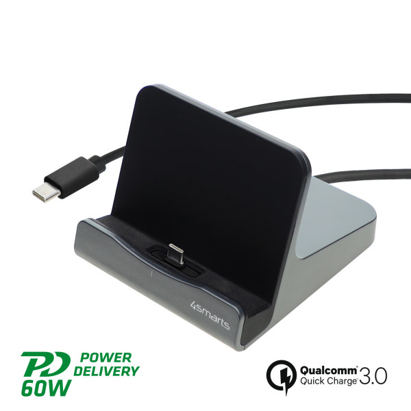 Ladestation VoltDock Tablet USB-C 60W gunmetal