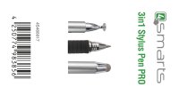 Eingabestift 3in1 Pro Pen silber