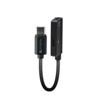 Passiver Audio- und Ladesplitter SoundSplit USB-C auf 2x USB-C schwarz