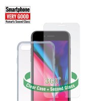 360&deg; Protection Set f&uuml;r Apple iPhone SE (2020) / 8 / 7 transparent