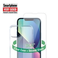 360&deg; Starter Set mit X-Pro Clear Glas, Montagerahmen und Clear H&uuml;lle f&uuml;r Apple iPhone 13