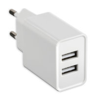 Wall Charger VoltPlug Dual 12W white