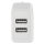 Wall Charger VoltPlug Dual 12W white