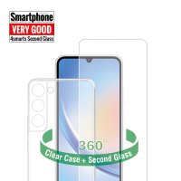 360° Starter Set mit X-Pro Clear Glas mit UltraSonix, Montagerahmen und Clear Hülle für Samsung Galaxy S22