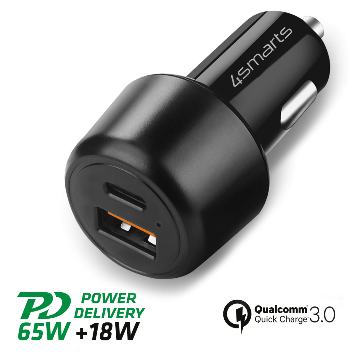 4smarts VoltRoad Ultimate 83W Car Charger with PD and QC