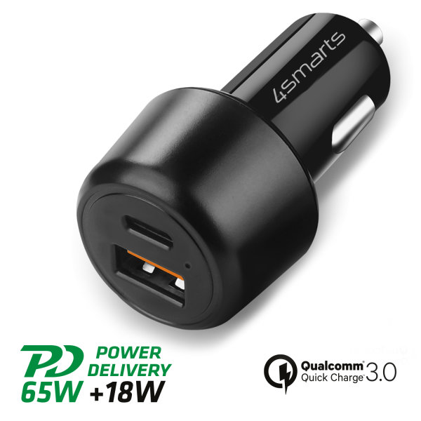 Car Charger VoltRoad Ultimate 83W with PD and QC black