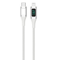 USB-C to Lightning Cable DigitCord 30W 1.5m white*MFI certified
