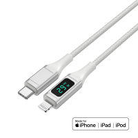 USB-C to Lightning Cable DigitCord 30W 1.5m white*MFI certified