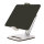 Tisch St&auml;nder ErgoFix H23 f&uuml;r Smartphones und Tablets silber/wei&szlig;