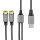 Aktive Audio Cable MatchCord USB-C to 2 Cinch socket 20cm textil black