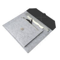 Laptop/Tablet Bag + FoldStand ErgoFix 13 Inch grey/silver
