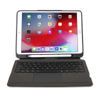 Keyboard Case Solid QWERTZ, Trackpad, Pen Holder, for Apple iPad (7.Gen./8.Gen./9.Gen.)