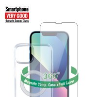 360&deg; Starter Set mit X-Pro Full Cover Glas, Montagerahmen und UltiMag H&uuml;lle f&uuml;r Apple iPhone 14
