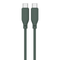 USB-C / USB-C Silicone Cable High Flex  60W 1.5m petrol