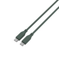 USB-C / USB-C Silicone Cable High Flex 60W 1.5m petrol