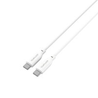 USB-C / USB-C Silikon-Kabel High Flex 60W 1,5m weiß