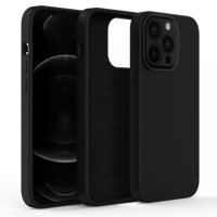 Liquid Silicone Case Cupertino for Apple iPhone 14 black
