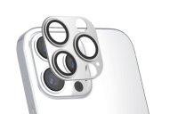 StyleGlass Kamera f&uuml;r Apple iPhone 14 Pro / 14 Pro Max 2er Set Metal silber + klar