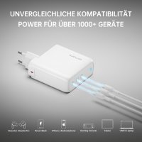 Charger GaN Flex Pro 140W 3 USB-C white