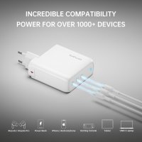 Charger GaN Flex Pro 140W 3 USB-C white