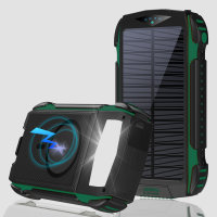 Solar Powerbank Rugged TitanPack UltiMag 20000mAh grün
