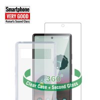 360° Starter Set with X-Pro Clear Glass, Mounting Frame and Clear Case for Google Pixel 6a