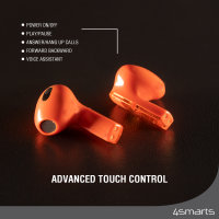 TWS Bluetooth Kopfhörer SkyBuds Lucid orange