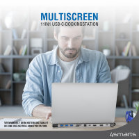 USB-C MultiScreen 11in1 Hub