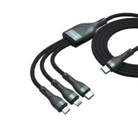 USB-C PremiumCord Multi 60W 1,5m schwarz
