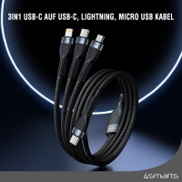 USB-C PremiumCord Multi 60W 1.5m black