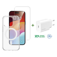 3in1 Premium Starter Set für Apple iPhone 15 Pro MagSafe-kompatibel