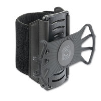 Sportarmband-Set Athlete Pro f&uuml;r den Unterarm mit Fahrradhalter f&uuml;r Smartphones bis 17, 8 cm (7 Zoll), Schwarz