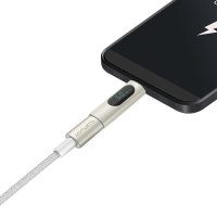USB-C Kabelset PremiumCord 60W inkl. Digit Adapter u. Koppler weiß / silber