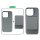 Wireless Powerbank OneStyle mit MagSafe-kompatibler Hülle für Apple iPhone 15 Plus, 5000mAh, grau