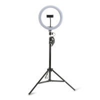 Selfie Tripod LoomiPod XL mit LED Lampe und Green Screen für Smartphones schwarz