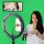 Tripod LoomiPod XL with LED Lamp and Green Screen for Smartphones black