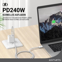 USB-C Kabel PremiumCord 240W 1.5m weiß