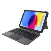 Tastatur Case 2in1 Solid Smart Connect f&uuml;r Apple iPad (10. Gen.) graphit