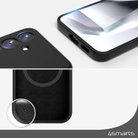 Silicone Case Cupertino for Samsung Galaxy S24 Qi2 compatible