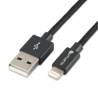 USB-A to Lightning Cable RapidCord 1m black *MFi certified