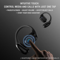 OWS Bluetooth Headphones SkyBuds Sport black