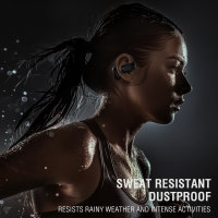 OWS Bluetooth Kopfhörer SkyBuds Sport schwarz