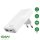 Wall Charger FlatPlug Duos 65W GaN 1C+1A white