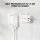 Wall Charger FlatPlug Duos 65W GaN 1C+1A white