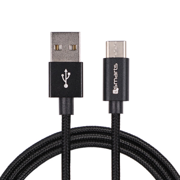 USB-A auf USB-C Kabel RapidCord 2m schwarz