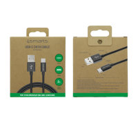 USB-A auf USB-C Kabel RapidCord 2m schwarz