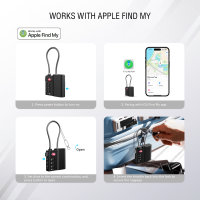 Location Finder SkyTag TSA Lock black